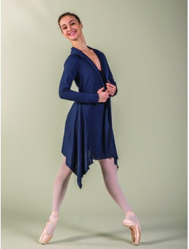 GILET LONG WINNIE BALLET ROSA