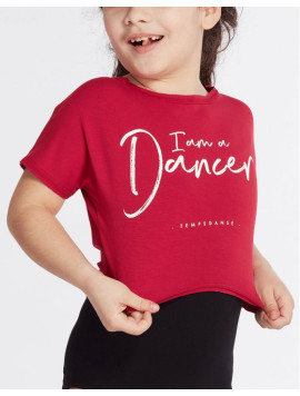 TEE SHIRT COURT AGILE I AM JR TEMPS DANSE