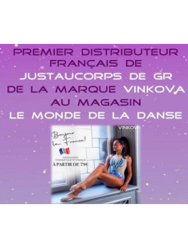 Premier Distributeur Français de Justaucorps de GR "VINKOVA"